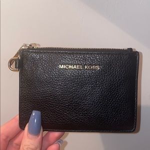 Black Michael Kors Small Coin Purse Wallet